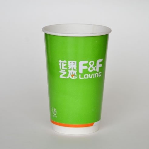 16盎司花果之戀真空貼面紙杯